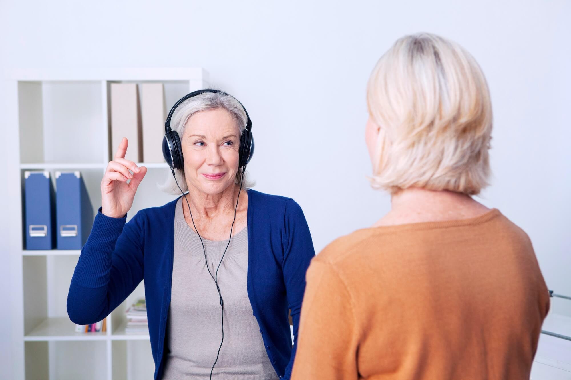 Hearing test by Audiologist